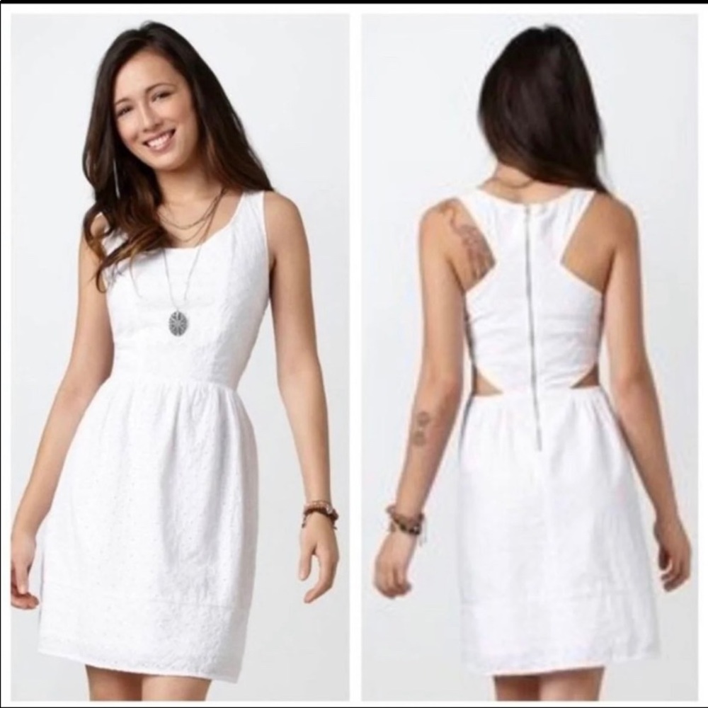American Eagle White Lace Dress